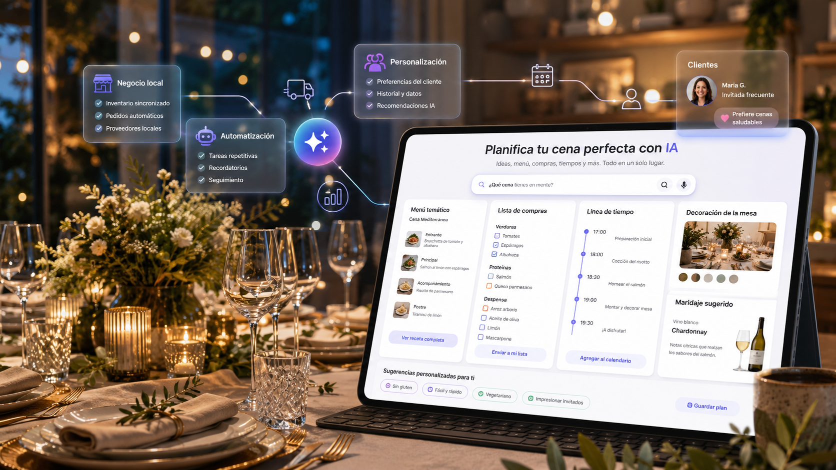 C&oacute;mo la IA de Google Search te ayuda a organizar la cena perfecta (y qu&eacute; puede aprender tu pyme)